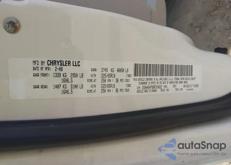 2008 Dodge Grand Caravan Sxt из США, поврежденный, VIN 2D8HN54P98R724622